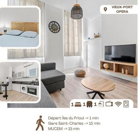 Spacieux T2 Vieux Port Opera Marseille Extérieur photo